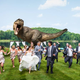 Illustration for article titled Jeff Goldblum participated in a couple’s iJurassic Park/i-themed wedding photo